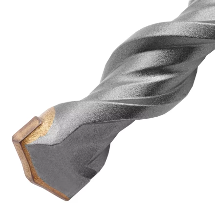 Бур по бетону Denzel, 16 x 210 мм,двойная спираль, три пылеотводящие кромки, 705037 купить в Урае