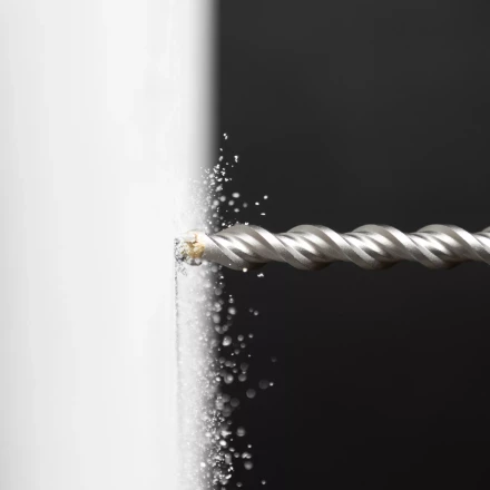 Бур по бетону Denzel, 16 x 210 мм,двойная спираль, три пылеотводящие кромки, 705037 купить в Урае