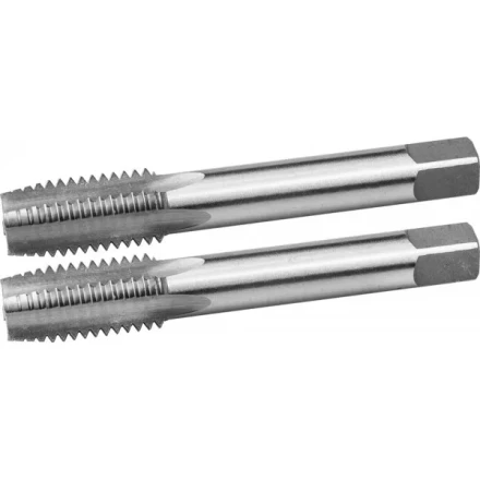 Комплект метчиков ЗУБР &quot;МАСТЕР&quot; ручных для нарезания метрической резьбы, М18 x 2,5, 2шт 4-28006-18-2.5-H2 купить в Урае