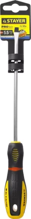 Отвертка STAYER &quot;PROFI&quot; &quot;PROTech&quot;, двухкомп рукоятка, намагниченная, Cr-Mo, SL5,5x150мм 25131-05-15_z02 купить в Урае