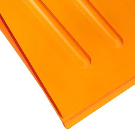 Лопата для уборки снега поликарбонат Сибртех, 465х410х1390 мм, стальной черенок, усиленная 61655 купить в Урае