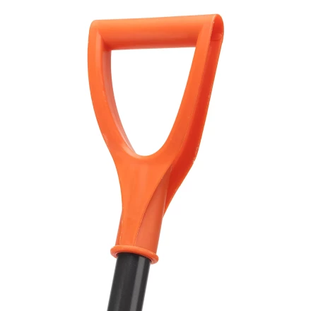 Лопата для уборки снега поликарбонат Сибртех, 465х410х1390 мм, стальной черенок, усиленная 61655 купить в Урае