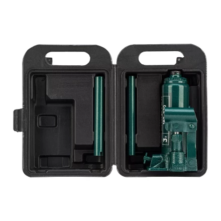 Домкрат гидравлический бутылочный Сибртех 50813, 3 т, 180-320 мм, в пласт. кейсе купить в Урае