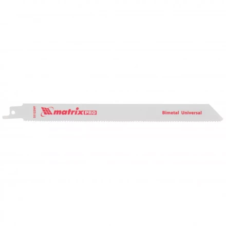 Полотна универсальные для сабельной пилы S1122VF   200/1,8-2,5мм Bimetal  2штуки  PRO Matrix 782002 купить в Урае