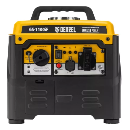 Генератор инверторный DENZEL GS-1100iF 94706, 1,1 кВт, 230 В, ручной старт купить в Урае