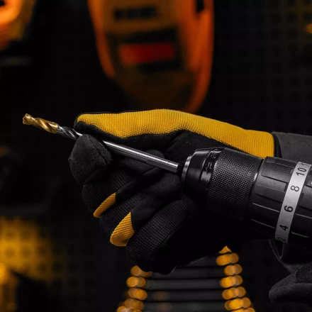 Сверло спиральное по металлу Denzel 7,0 x 109мм, Р6М5, Golden Tip, многогранная заточка 718280 купить в Урае