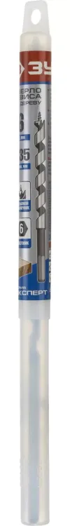 ЗУБР. Сверло по дереву, спираль Левиса, HEX хвостовик, 6х235мм 2948-235-06_z01 купить в Урае