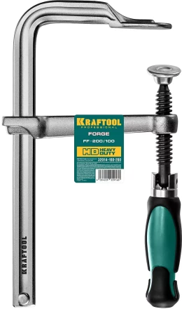 Струбцина KRAFTOOL FORGE тип F,цельнокованая 32014-100-200 купить в Урае