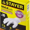 Перчатки STAYER "MASTER" виниловые экстратонкие, L, 10шт 11208-L купить в Урае