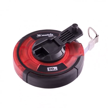 Рулетка геодезическая 20 м х 12,5 мм закрытый корпус стальная лента односторонняя шкала Pro Matrix 31280 купить в Урае