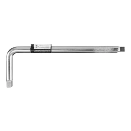Вороток Г-образный, 450*150 мм, квадрат 3/4&quot;, CrV, матовый хром Denzel 14069 купить в Урае