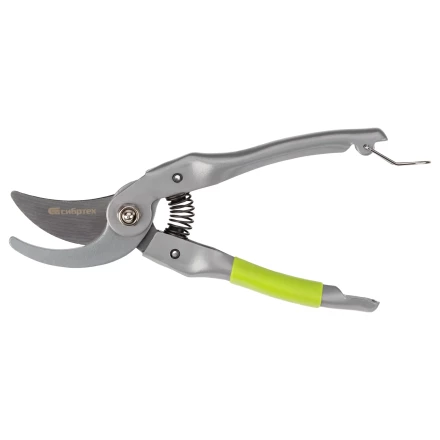 Секатор прямого реза Сибртех, 225 мм, металлические рукоятки, нижняя в ПВХ-оболочке, 604695 купить в Урае