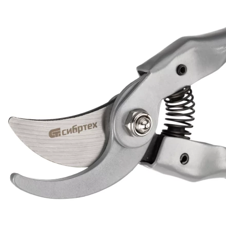 Секатор прямого реза Сибртех, 225 мм, металлические рукоятки, нижняя в ПВХ-оболочке, 604695 купить в Урае