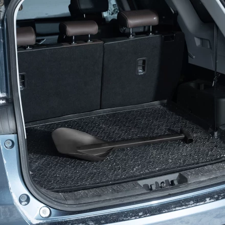 Лопата автомобильная Denzel, 230х290х690мм, сверхпрочный полиамид, 61670 купить в Урае