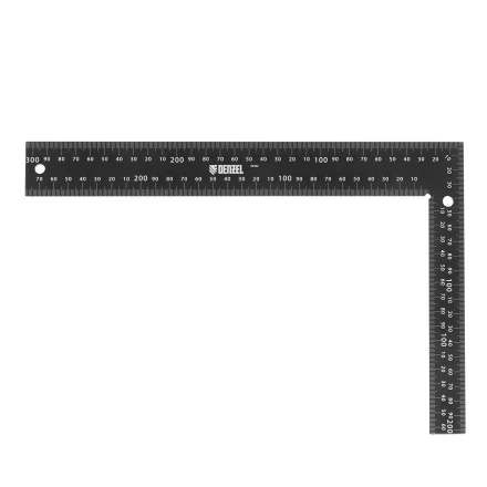 Угольник, 200 х 300 мм, алюминиевый, лазерная гравировка Denzel 32392 купить в Урае