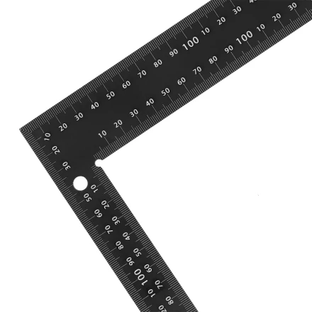 Угольник, 200 х 300 мм, алюминиевый, лазерная гравировка Denzel 32392 купить в Урае