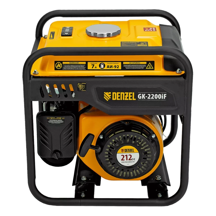 Генератор инверторный DENZEL GK-2200iF, 2,2 кВт, 230 В, ручной старт купить в Урае
