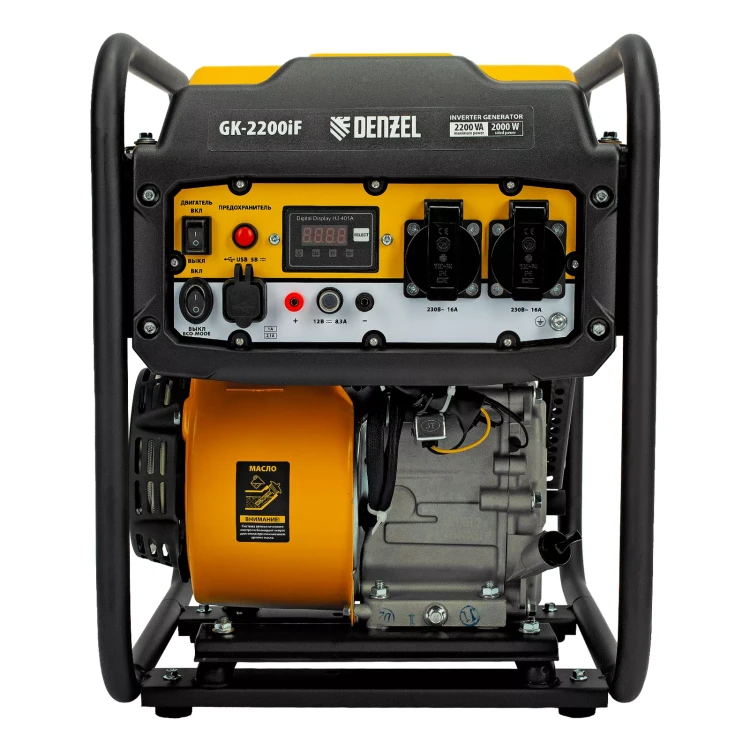 Генератор инверторный DENZEL GK-2200iF, 2,2 кВт, 230 В, ручной старт купить в Урае