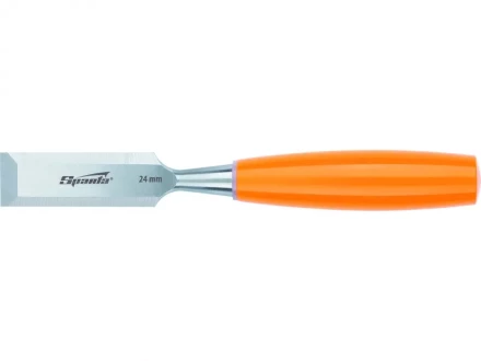 Стамеска 24 мм плоская пластмассовая рукоятка SPARTA 244255 купить в Урае