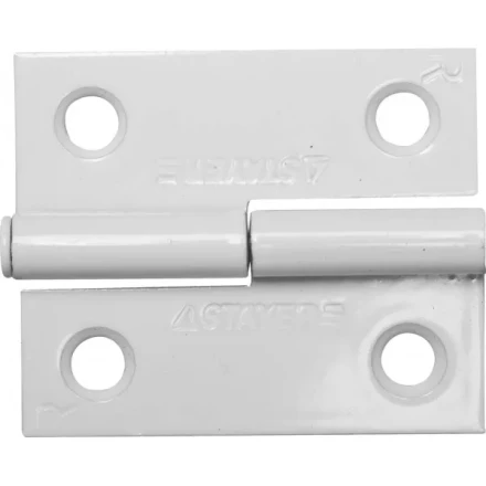 Петля дверная STAYER &quot;MASTER&quot; разъемная, цвет белый, правая, 50мм 37613-50-2R купить в Урае