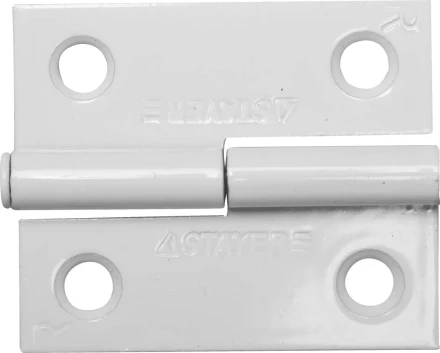 Петля дверная STAYER &quot;MASTER&quot; разъемная, цвет белый, правая, 50мм 37613-50-2R купить в Урае