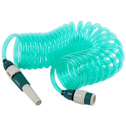 Шланг спиральный RACO для полива с наконечником и двумя внешними соединителями 4270-55895 купить в Урае