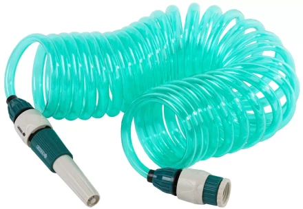 Шланг спиральный RACO для полива с наконечником и двумя внешними соединителями 4270-55895 купить в Урае