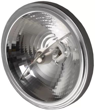 Лампа галогенная СВЕТОЗАР алюм. отражатель, угол 8гр, цоколь G53, диаметр 111мм, 50Вт, 12В SV-44745-08 купить в Урае