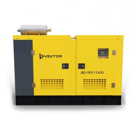 Дизельный генератор Vektor AD-50Y-T400 в шумозащитном кожухе купить в Урае