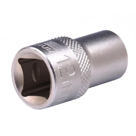 Головка торцевая 12 мм двенадцатигранная CrV под квадрат 1/2 хромированная Stels 13655 купить в Урае