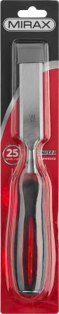 Стамеска MIRAX с двухкомпонентной прозрачной рукояткой, 25мм 1810-25 купить в Урае