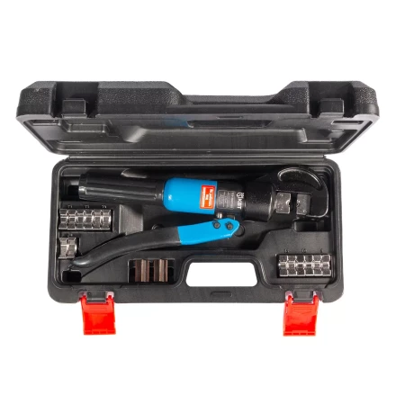 Пресс гидравлический ручной КВТ ПГР-70БР для опрессовки наконечников до 70 мм и резки болтов  до 12 мм (91807) купить в Урае