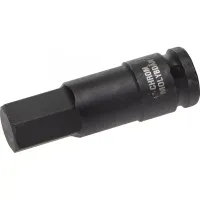 Торцовая головка KRAFTOOL "INDUSTRIE QUALITAT" ударная (1/2"), HEX, Cr-Mo, фосфатированная, H19 27950-19_z01