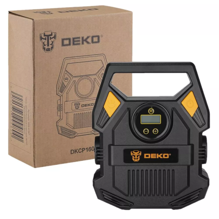 Насос автомобильный цифровой DEKO DKCP160Psi-LCD Basic, 065-0797 купить в Урае