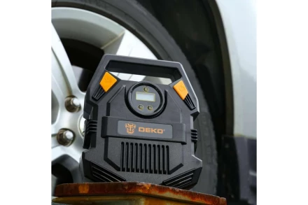 Насос автомобильный цифровой DEKO DKCP160Psi-LCD Basic, 065-0797 купить в Урае