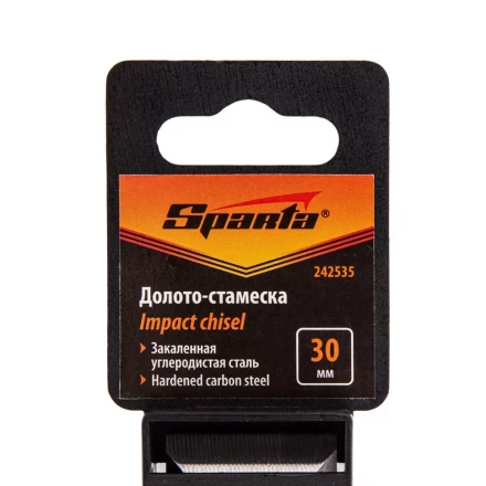 Долото-стамеска 30 мм, деревянная рукоятка// Sparta 242535 купить в Урае