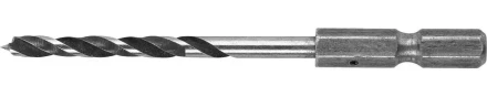 ЗУБР &quot;ЭКСПЕРТ&quot;. Сверло по дереву, М-образная заточка, шестигранный хвостовик 1/4&quot;, 4х70мм 29423-070-04 купить в Урае