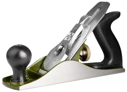 Рубанок металлический ЗУБР &quot;ЭКСПЕРТ&quot; &quot;ДВОЙНОЙ&quot; с двойным ножом для чистового строгания, 50х250мм 18505-25 купить в Урае