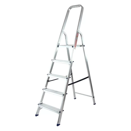 Стремянка усиленная MTX 9771477, 5 ступеней, алюминиевая, Россия купить в Урае