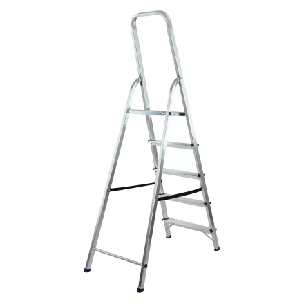 Стремянка усиленная MTX 9771477, 5 ступеней, алюминиевая, Россия купить в Урае