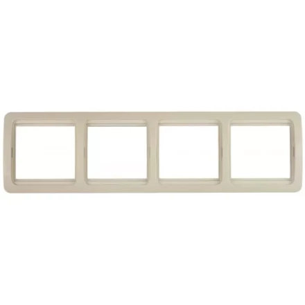 Панель СВЕТОЗАР &quot;ГАММА&quot; четверная горизонтальная, цвет бежевый SV-54150-B купить в Урае
