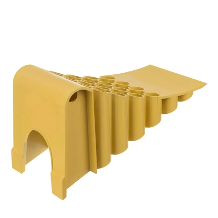Упор противооткатный для грузового транспорта Stels, ЖЕЛТЫЙ, 35 т, 438х200х205 мм, 56777 купить в Урае