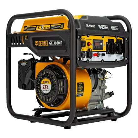 Генератор инверторный DENZEL GK-3800iF, 3,8 кВт, 230 В, ручной старт купить в Урае