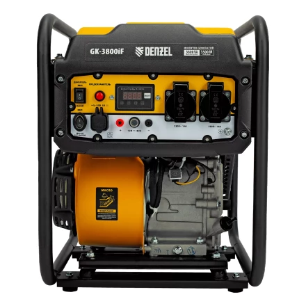 Генератор инверторный DENZEL GK-3800iF, 3,8 кВт, 230 В, ручной старт купить в Урае
