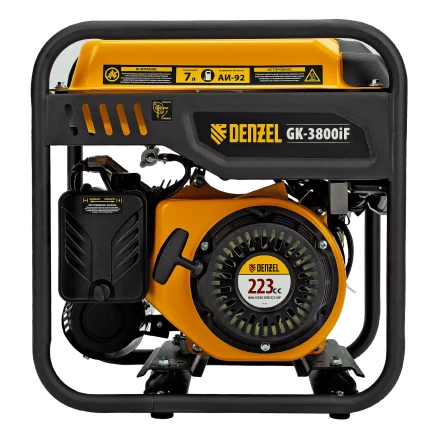 Генератор инверторный DENZEL GK-3800iF, 3,8 кВт, 230 В, ручной старт купить в Урае