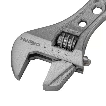 Ключ разводной Сибртех, 150мм, переставная губка, 2-х комп. рукоятка, 15597 купить в Урае