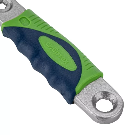 Ключ разводной Сибртех, 150мм, переставная губка, 2-х комп. рукоятка, 15597 купить в Урае