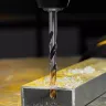 Сверло спиральное по металлу Denzel 8 x 117мм, Р6М5, Golden Tip, многогранная заточка, 718282 купить в Урае