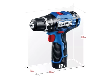 Дрель-шуруповерт 2 АКБ DL-12 A5 серия ПРОФЕССИОНАЛ купить в Урае