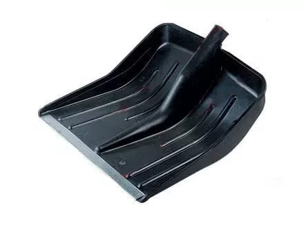 Лопата снеговая 445 x 385 мм без черенка пластмассовая алюминиевая окантовка Россия 61441 купить в Урае